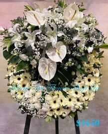Mixed Floral Wreath - CODE 94984